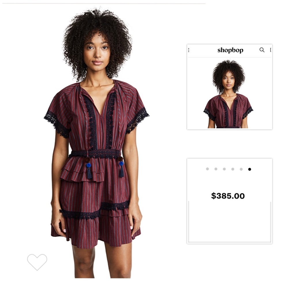 🚫SOLD🚫MSRP $385 NEW SEA NY Ines Ruffle Dress - Picture 3 of 4